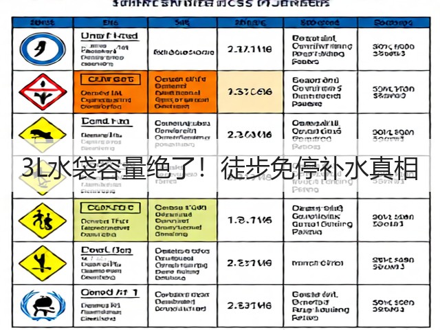 3L水袋容量绝了！徒步免停补水真相(图2)