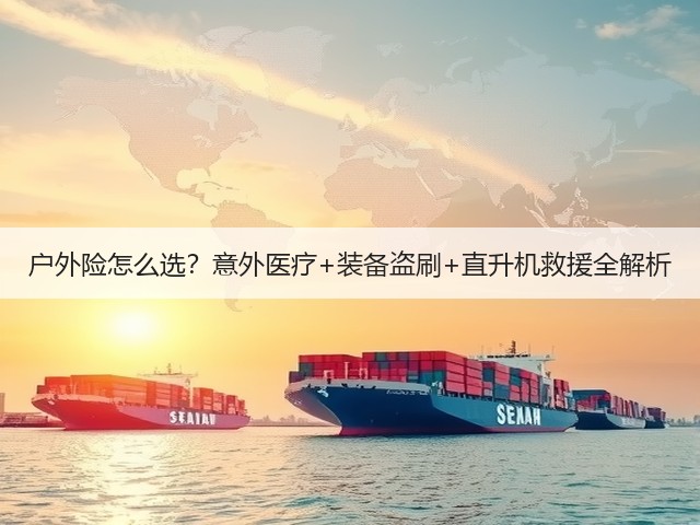 户外险怎么选？意外医疗+装备盗刷+直升机救援全解析(图4)