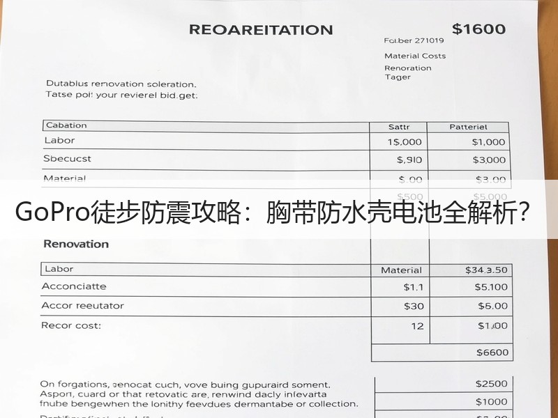 GoPro徒步防震攻略：胸带防水壳电池全解析？