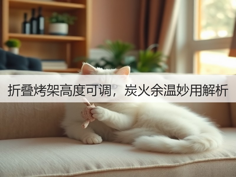 折叠烤架高度可调，炭火余温妙用解析