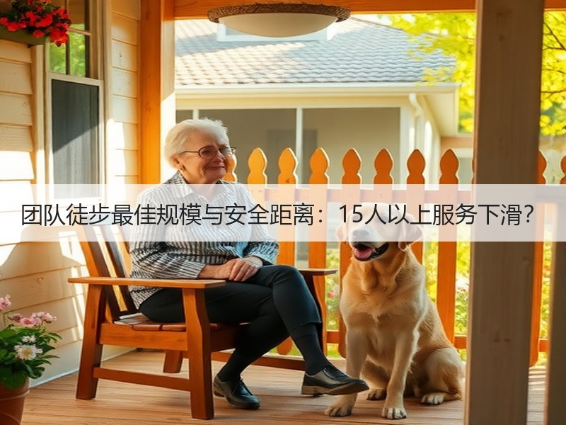 团队徒步最佳规模与安全距离：15人以上服务下滑？