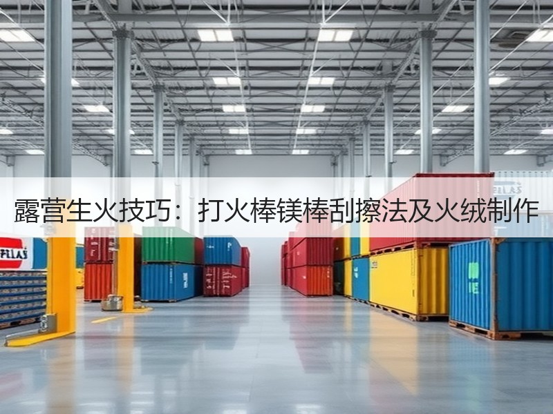 露营生火技巧：打火棒镁棒刮擦法及火绒制作
