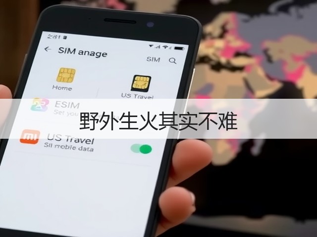 野外生火其实不难(图1)