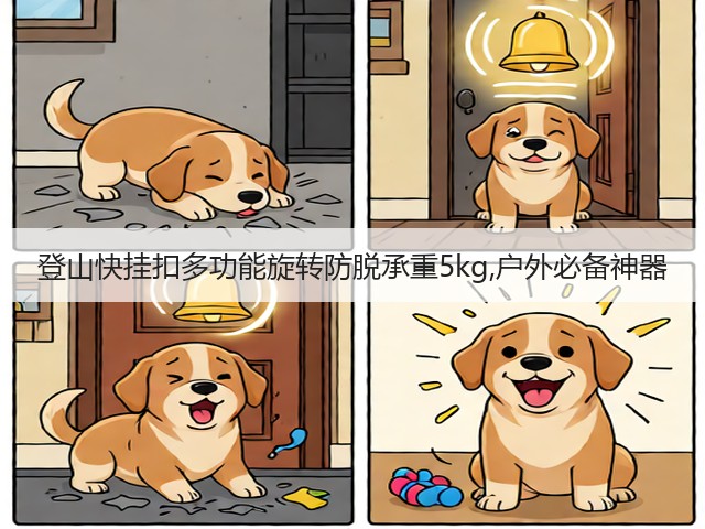 登山快挂扣多功能旋转防脱承重5kg,户外必备神器(图1)