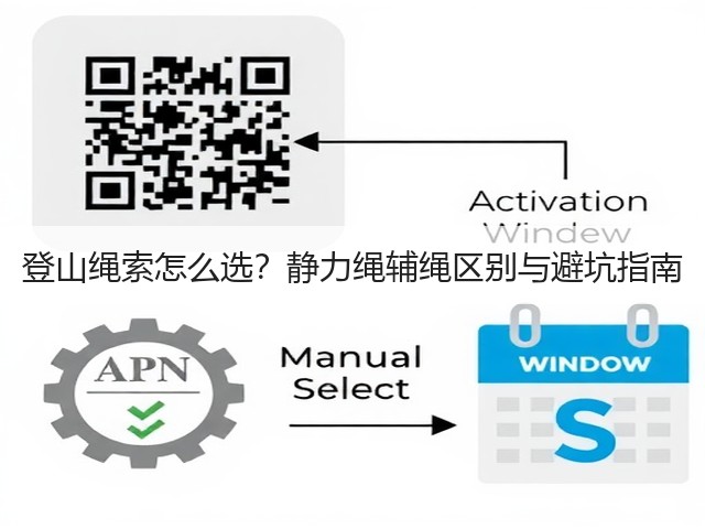 登山绳索怎么选？静力绳辅绳区别与避坑指南(图2)