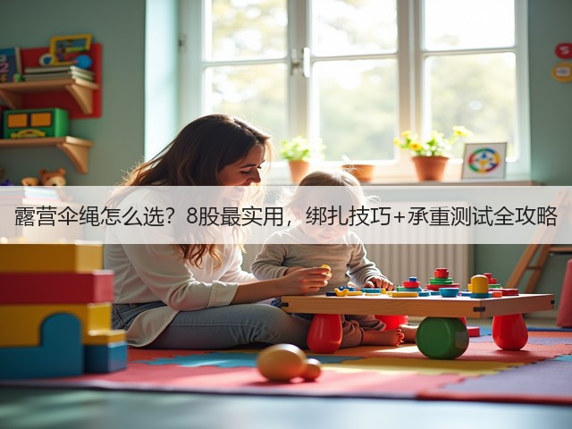露营伞绳怎么选？8股最实用，绑扎技巧+承重测试全攻略(图6)