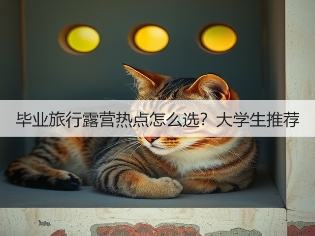 毕业旅行露营热点怎么选？大学生推荐(图1)