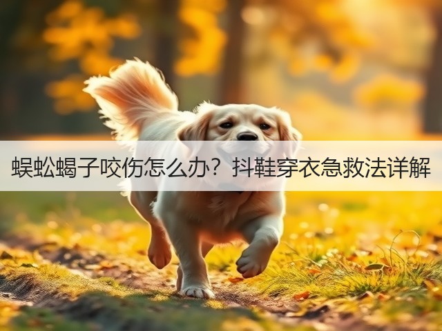 蜈蚣蝎子咬伤怎么办？抖鞋穿衣急救法详解(图1)