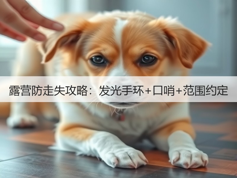露营防走失攻略：发光手环+口哨+范围约定
