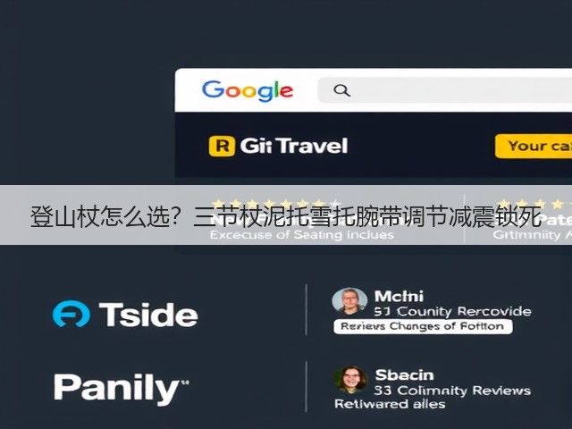 登山杖怎么选？三节杖泥托雪托腕带调节减震锁死(图3)