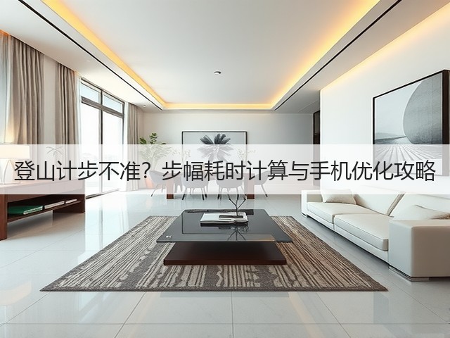 登山计步不准？步幅耗时计算与手机优化攻略(图1)