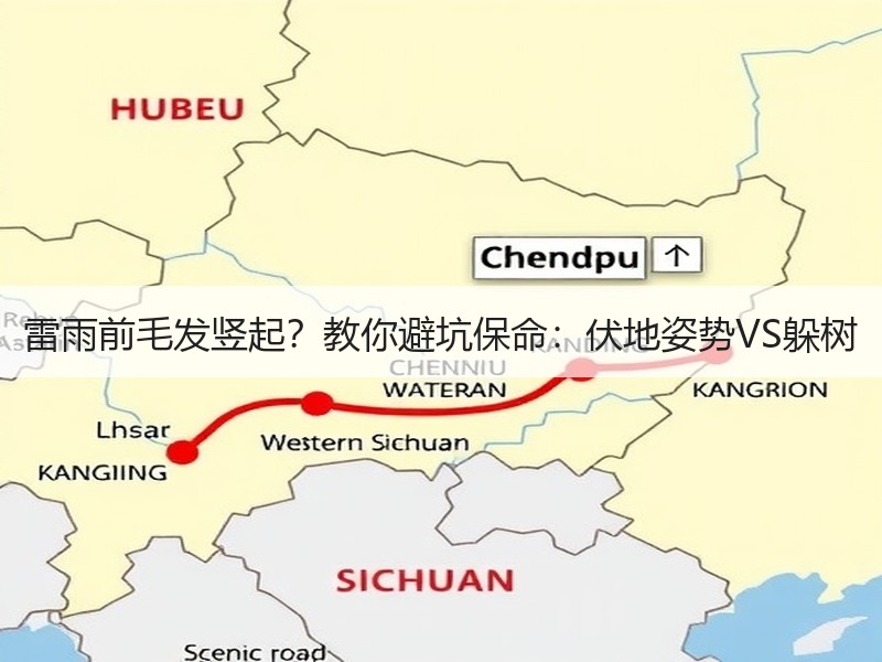 雷雨前毛发竖起？教你避坑保命：伏地姿势VS躲树