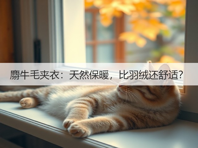 麝牛毛夹衣：天然保暖，比羽绒还舒适？(图2)