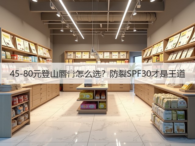 45-80元登山唇膏怎么选?防裂SPF30才是王道(图1) 45-80元登山唇膏怎么选?防裂SPF30才是王道(图1)