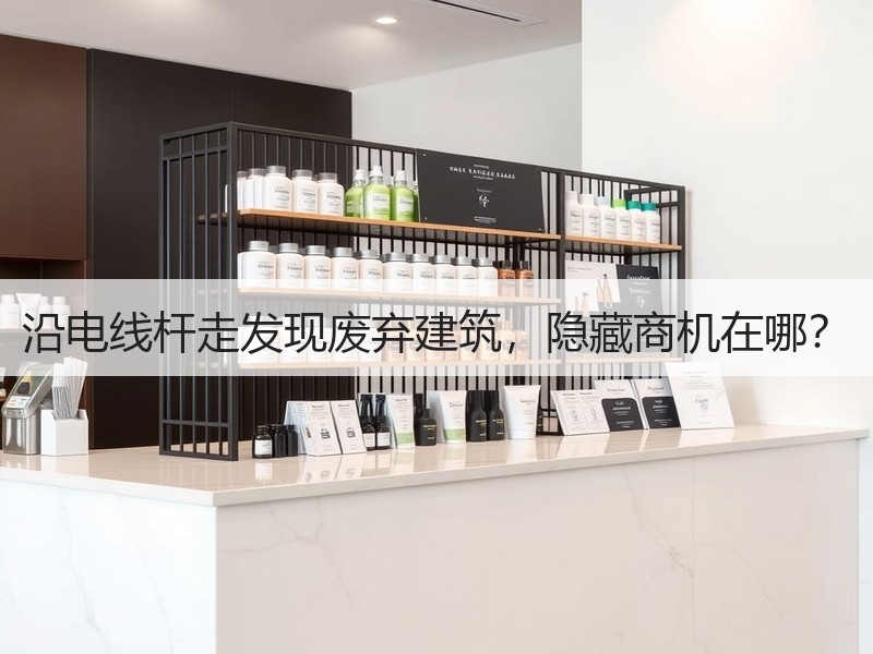 沿电线杆走发现废弃建筑，隐藏商机在哪？