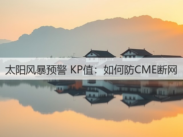 太阳风暴预警 KP值：如何防CME断网(图2)