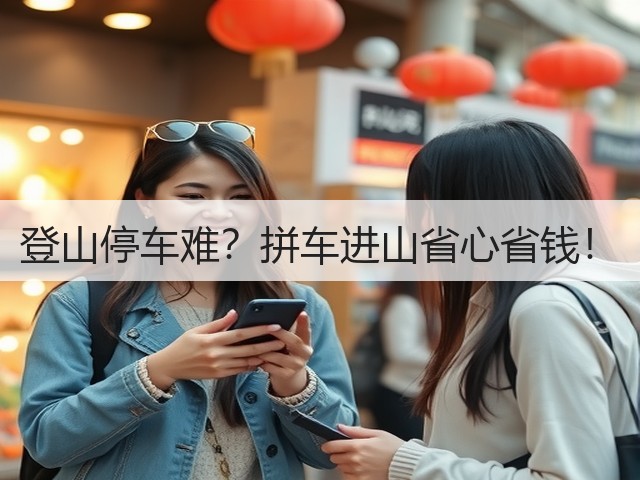 登山停车难？拼车进山省心省钱！(图3)