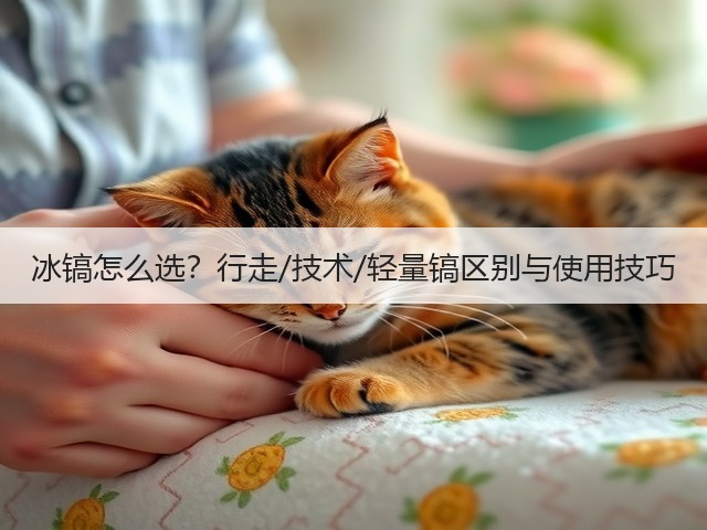 冰镐怎么选？行走/技术/轻量镐区别与使用技巧(图1)
