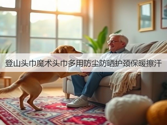 登山头巾魔术头巾多用防尘防晒护颈保暖擦汗(图2)