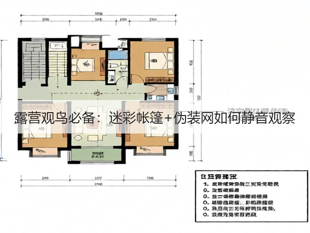 露营观鸟必备：迷彩帐篷+伪装网如何静音观察(图4)
