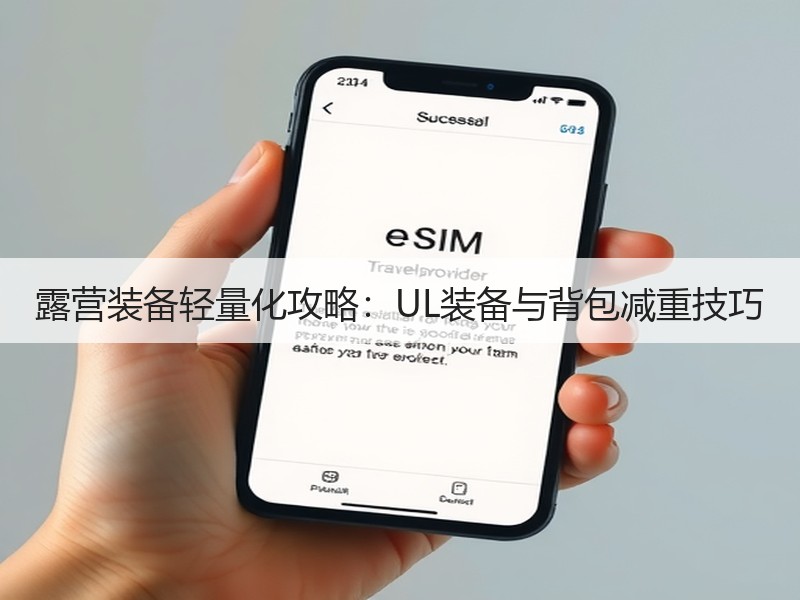 露营装备轻量化攻略：UL装备与背包减重技巧