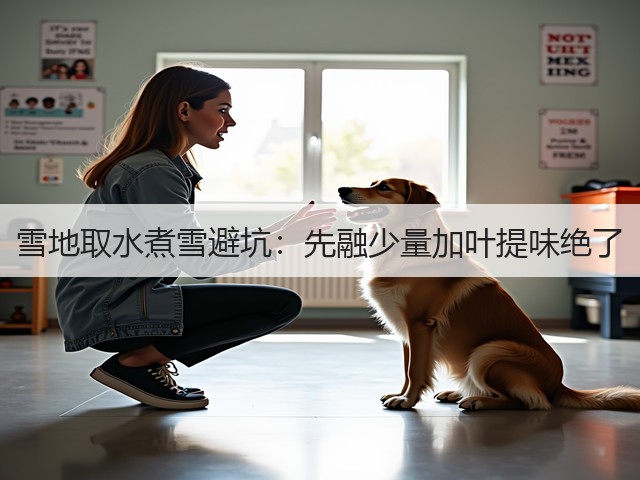 雪地取水煮雪避坑：先融少量加叶提味绝了(图3)