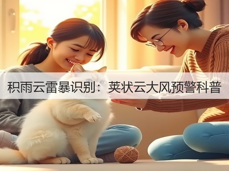 积雨云雷暴识别：荚状云大风预警科普