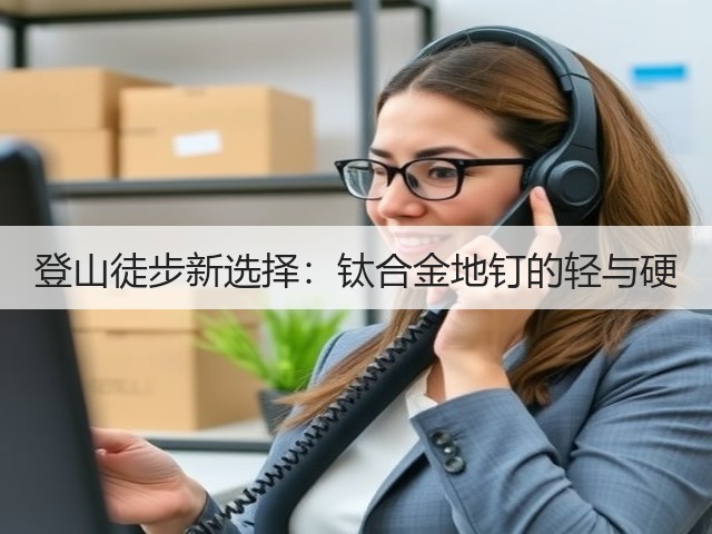 登山徒步新选择：钛合金地钉的轻与硬(图1)