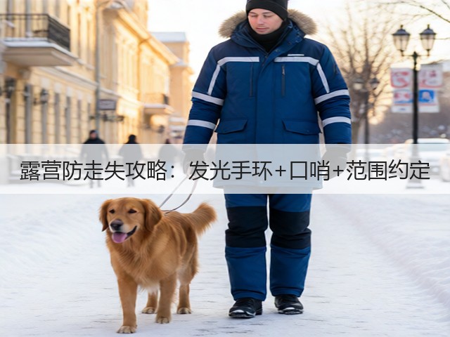 露营防走失攻略：发光手环+口哨+范围约定(图1)