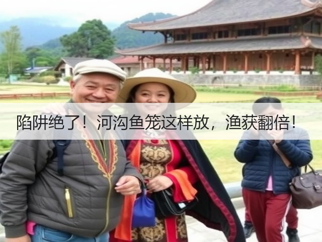 陷阱绝了！河沟鱼笼这样放，渔获翻倍！(图2)