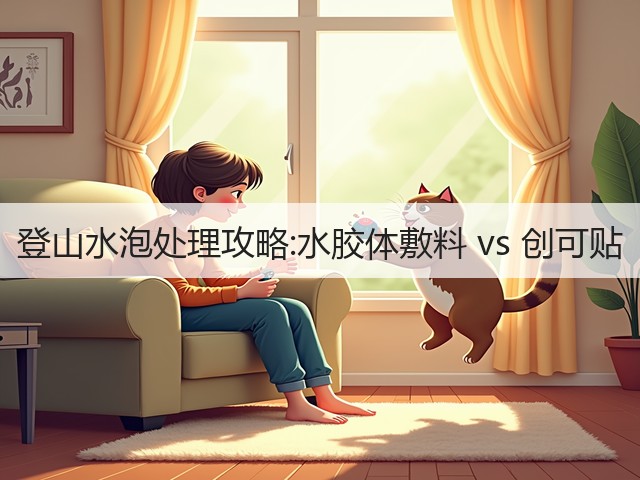 登山水泡处理攻略:水胶体敷料 vs 创可贴(图3)