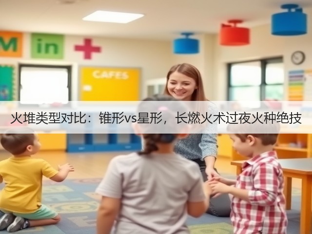 火堆类型对比：锥形vs星形，长燃火术过夜火种绝技(图3)