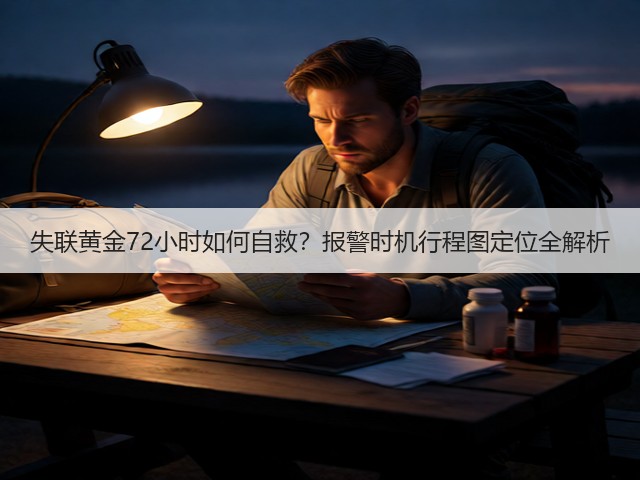 失联黄金72小时如何自救？报警时机行程图定位全解析(图2)