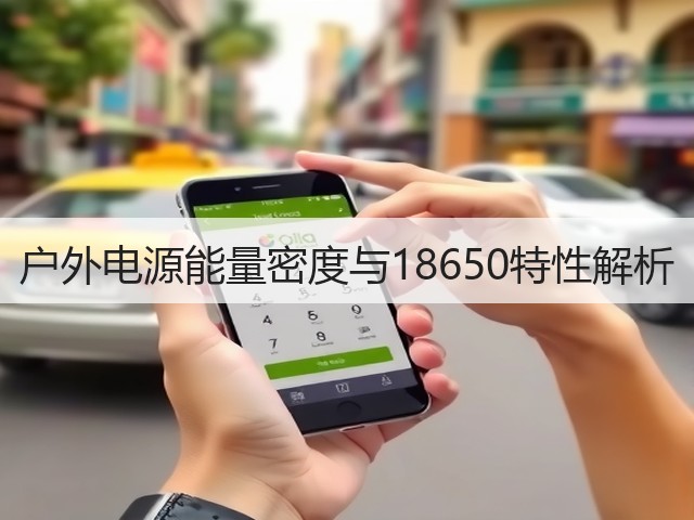 户外电源能量密度与18650特性解析(图2)