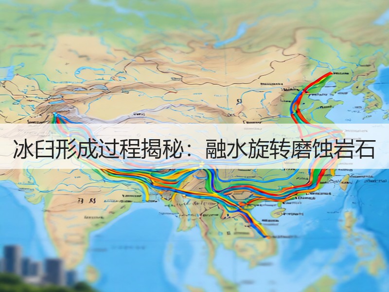 冰臼形成过程揭秘：融水旋转磨蚀岩石