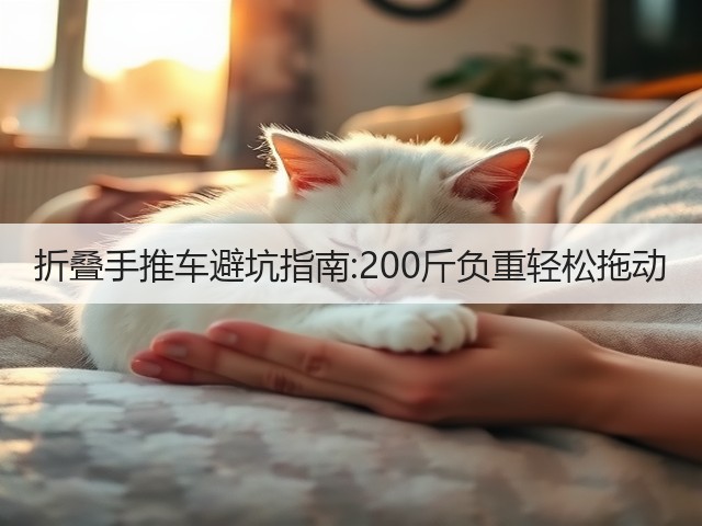 折叠手推车避坑指南:200斤负重轻松拖动(图3)