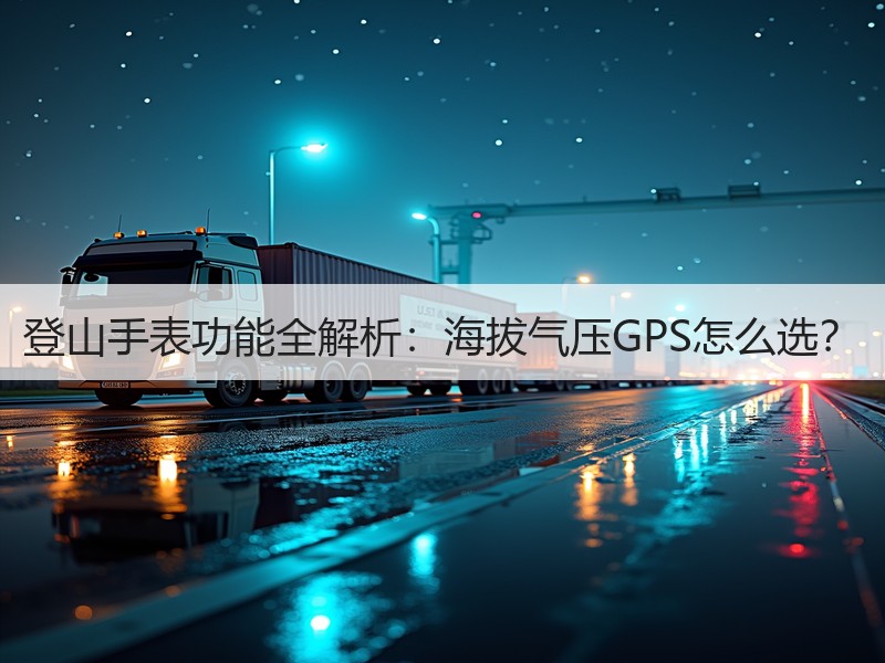 登山手表功能全解析：海拔气压GPS怎么选？