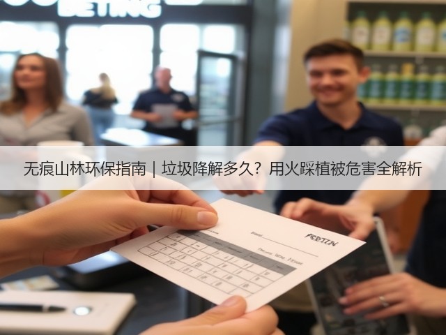 无痕山林环保指南｜垃圾降解多久？用火踩植被危害全解析(图1)
