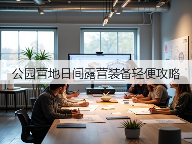 公园营地日间露营装备轻便攻略(图6)