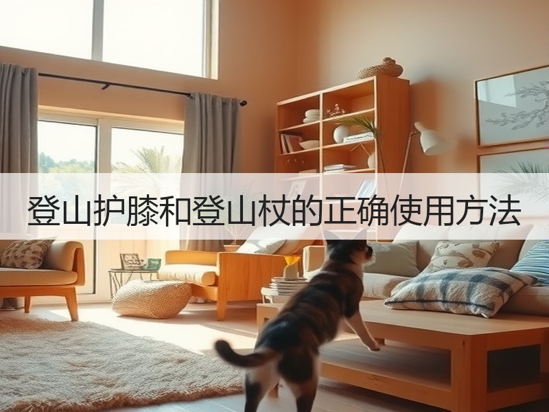 登山护膝和登山杖的正确使用方法