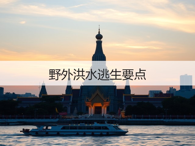 野外洪水逃生要点(图3)