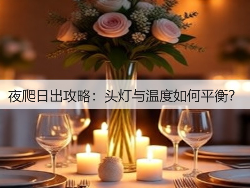 夜爬日出攻略：头灯与温度如何平衡？