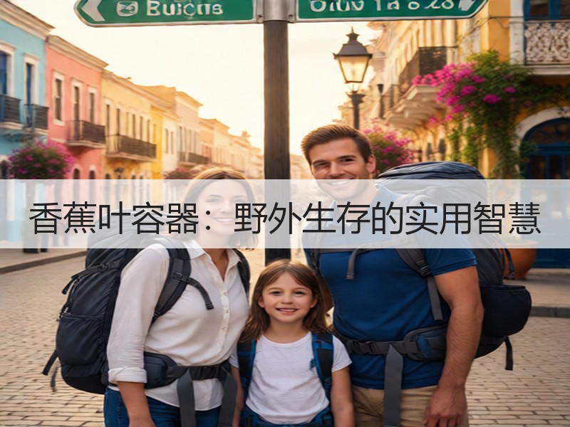 香蕉叶容器：野外生存的实用智慧