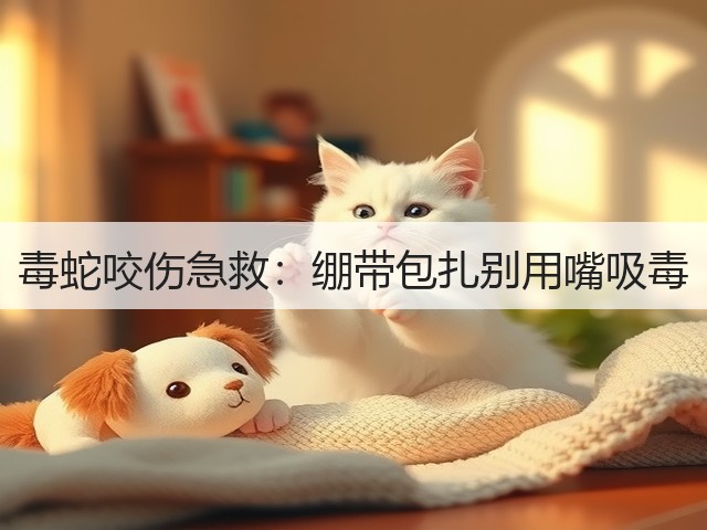 毒蛇咬伤急救：绷带包扎别用嘴吸毒(图2)
