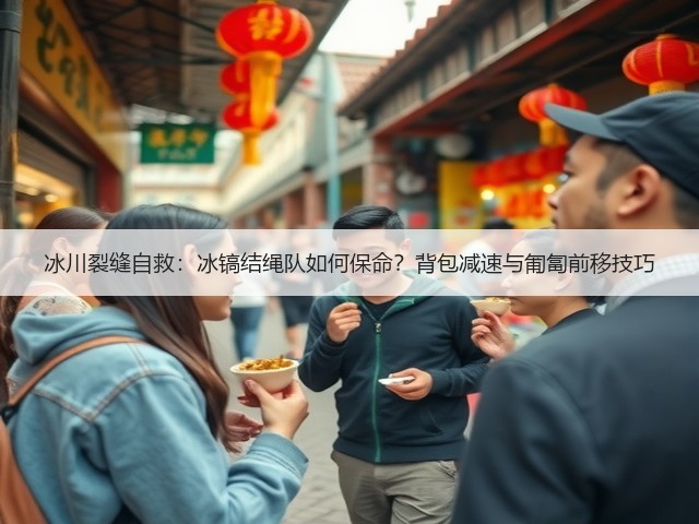 冰川裂缝自救：冰镐结绳队如何保命？背包减速与匍匐前移技巧(图2)
