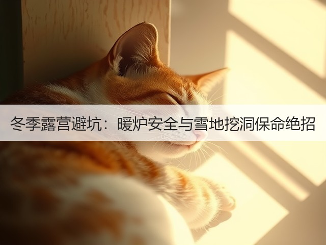 冬季露营避坑：暖炉安全与雪地挖洞保命绝招(图2)