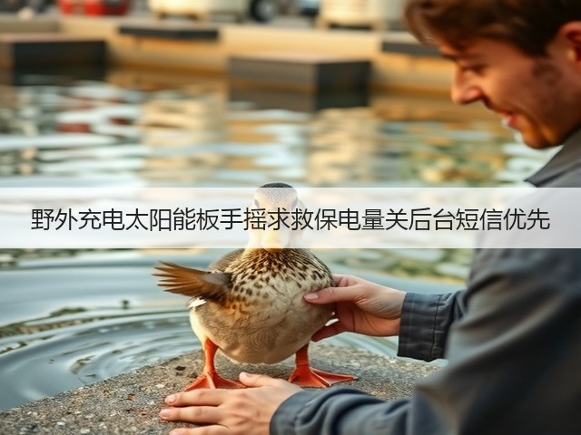 野外充电太阳能板手摇求救保电量关后台短信优先(图2)