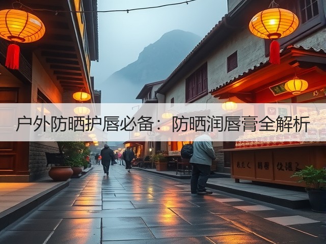 户外防晒护唇必备：防晒润唇膏全解析(图2)