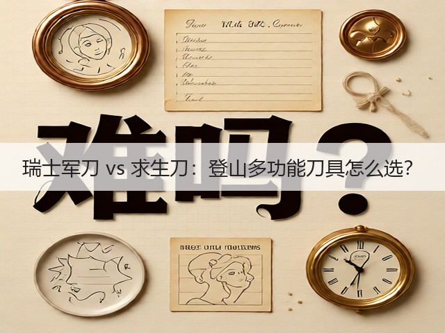 瑞士军刀 vs 求生刀：登山多功能刀具怎么选？(图1)