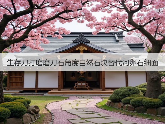 生存刀打磨磨刀石角度自然石块替代河卵石细面(图1)